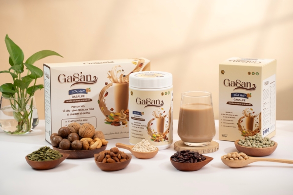 Sữa hạt Gasan được làm từ 15 loại hạt, nên cung cấp đủ hầu hết dưỡng chất cần thiết cho cơ thể